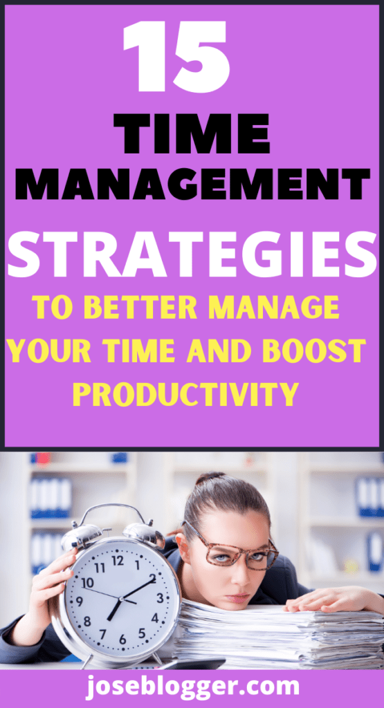 15 Time-management strategies to be more productive